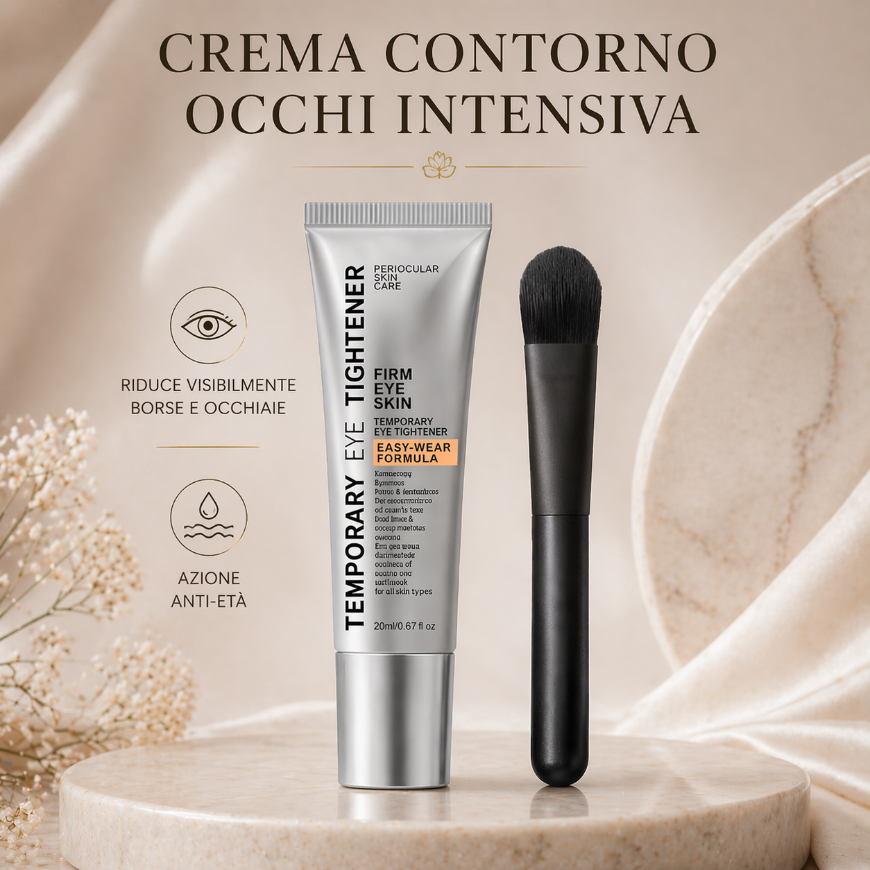 Crema Contorno Occhi Rivitalizzante – Sguardo Levigato e Luminoso